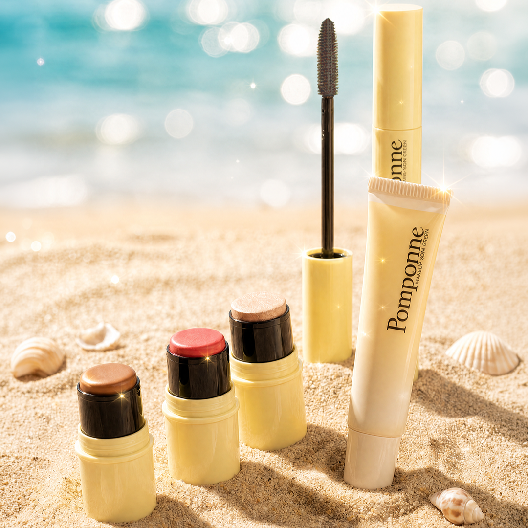 pomponne-rituel-summer-glow-coffret-glow-baume-blush-highlighter-et-mascara-aux- image 2