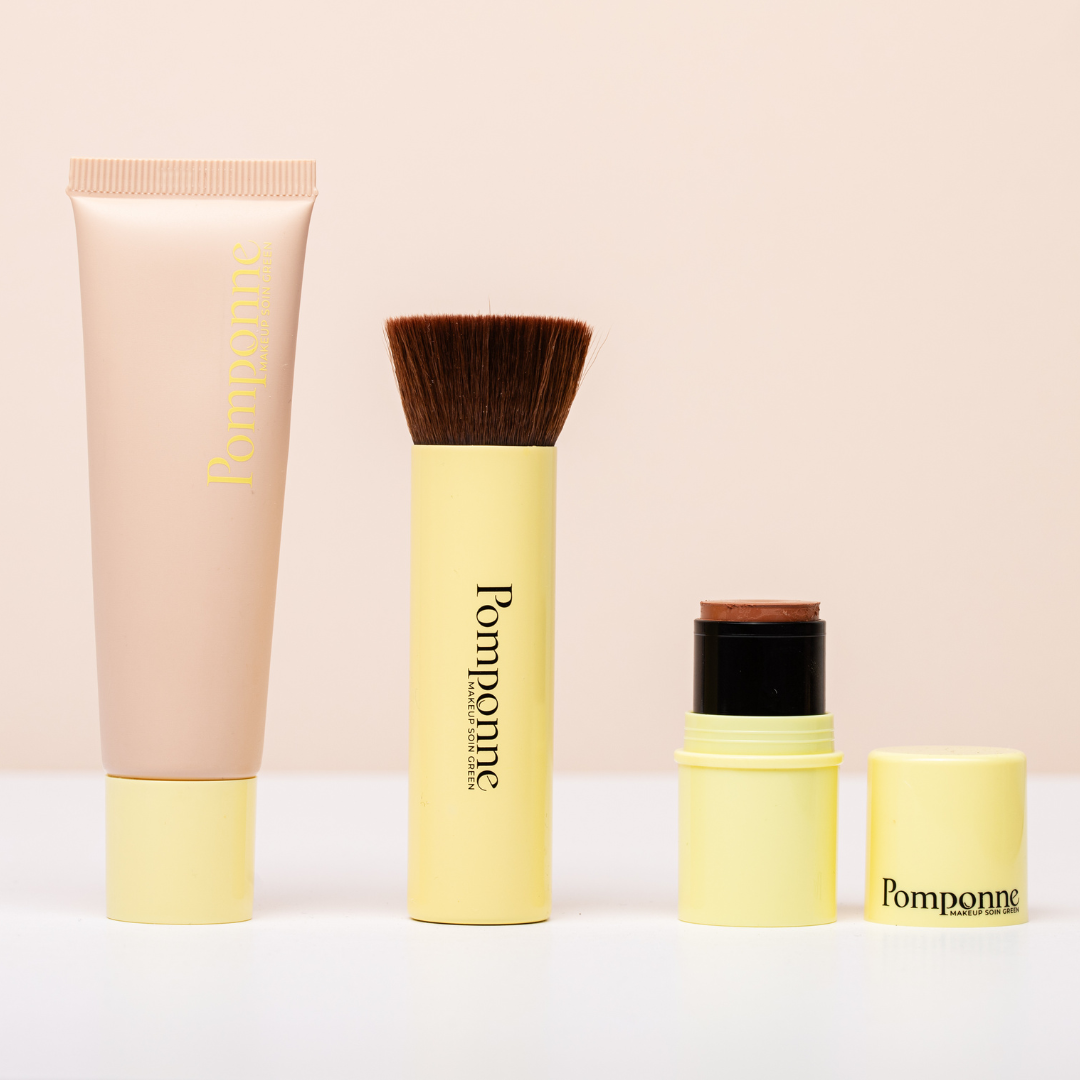 pomponne-trio-bb-cr-me-spf20-pinceau-creux-bronzer image 1