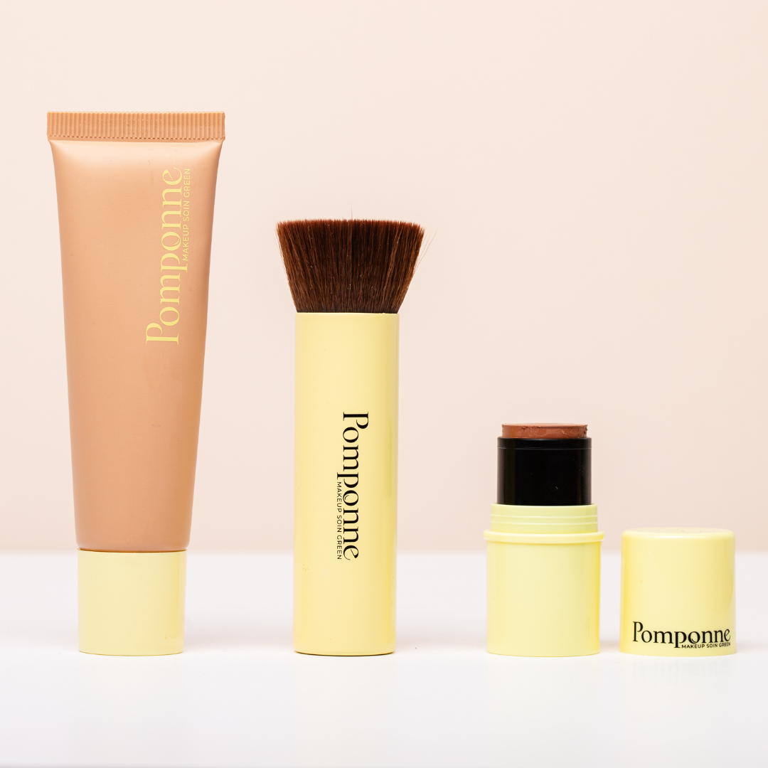 pomponne-trio-bb-cr-me-spf20-pinceau-creux-bronzer image 2