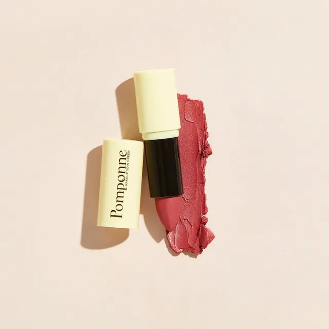 pomponne-rouge-l-vres-hydratant-rose-d-hiver-semi-mat-gravure-au-choix image 1
