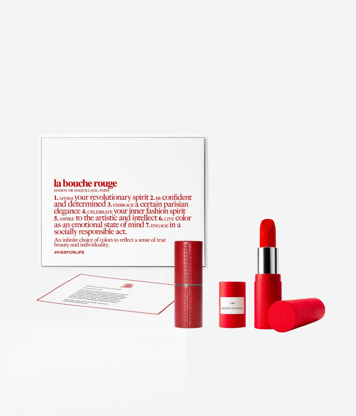 la-bouche-rouge-paris-le-coffret-rouge-vend-me-rouge-l-vres-crin-cuir image 2