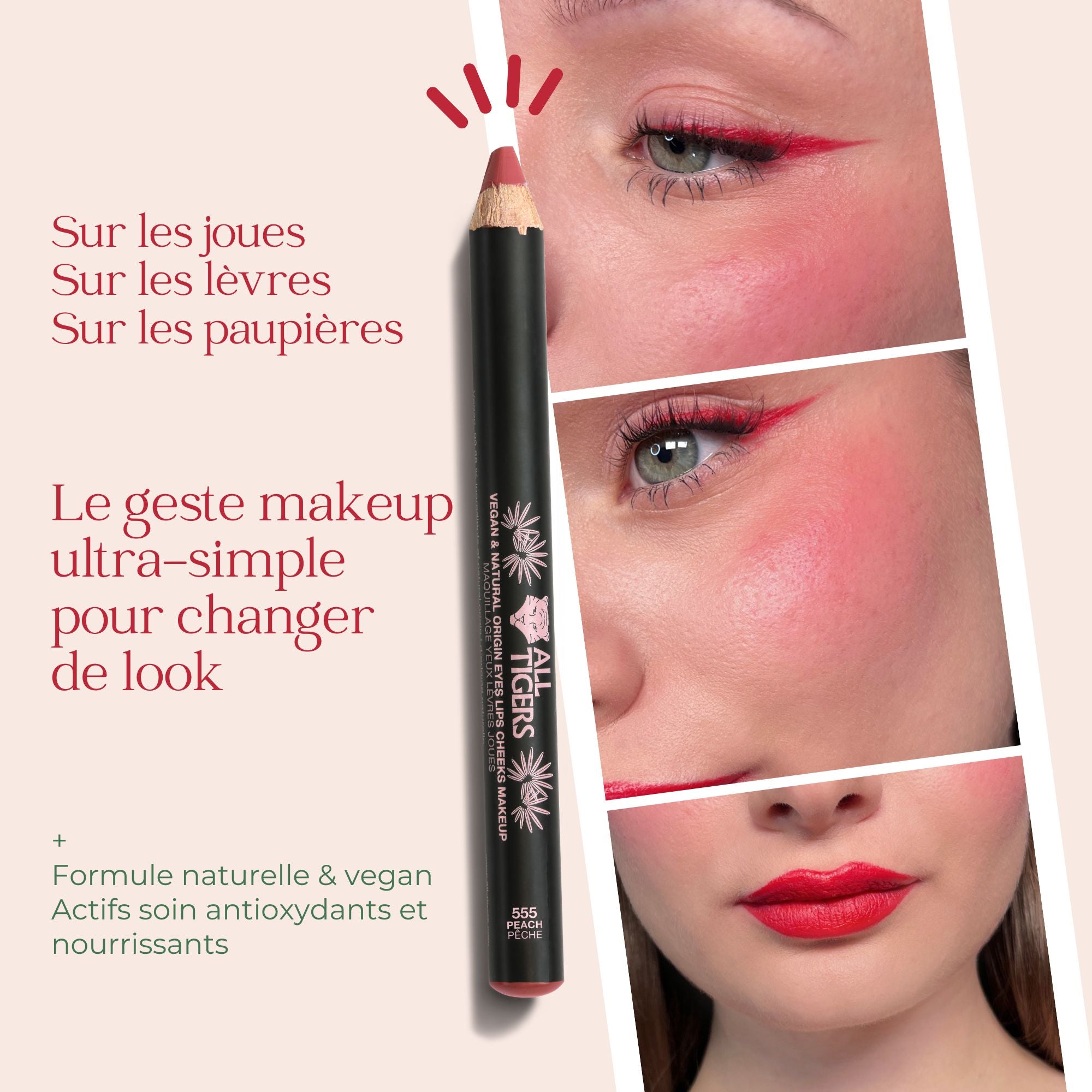 all-tigers-le-multi-yeux-l-vres-joues-rouge-556-crayon-multi-usage image 3