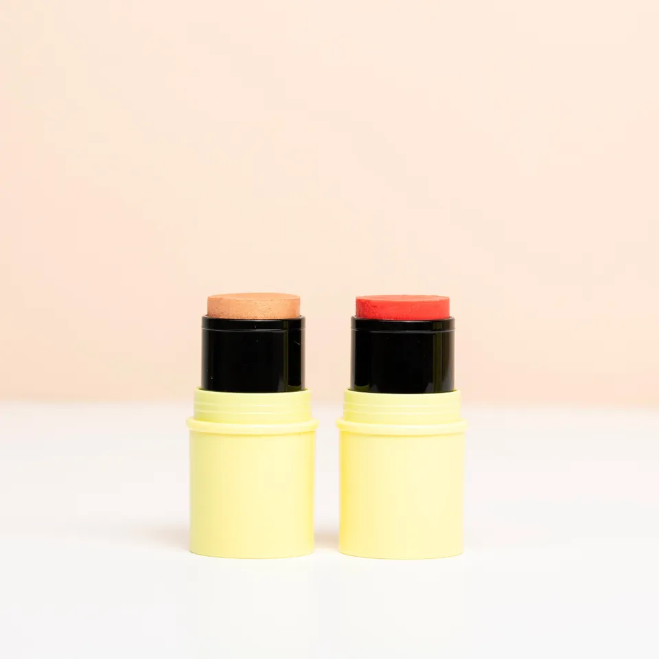 pomponne-duo-fantastick-highlighter-baume-blush-stick-teint-radieux image 1