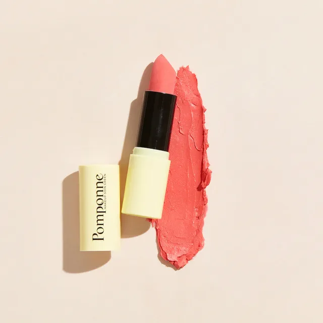 pomponne-rouge-l-vres-hydratant-semi-mat-longue-tenue-rose-r-tro-gravure-au-choi image 1