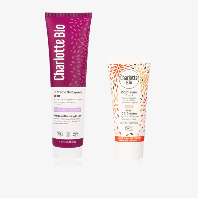 charlotte-bio-duo-cc-cr-me-et-cr-me-nettoyante-clat-coffret-maquillage-et-soin-b image 1