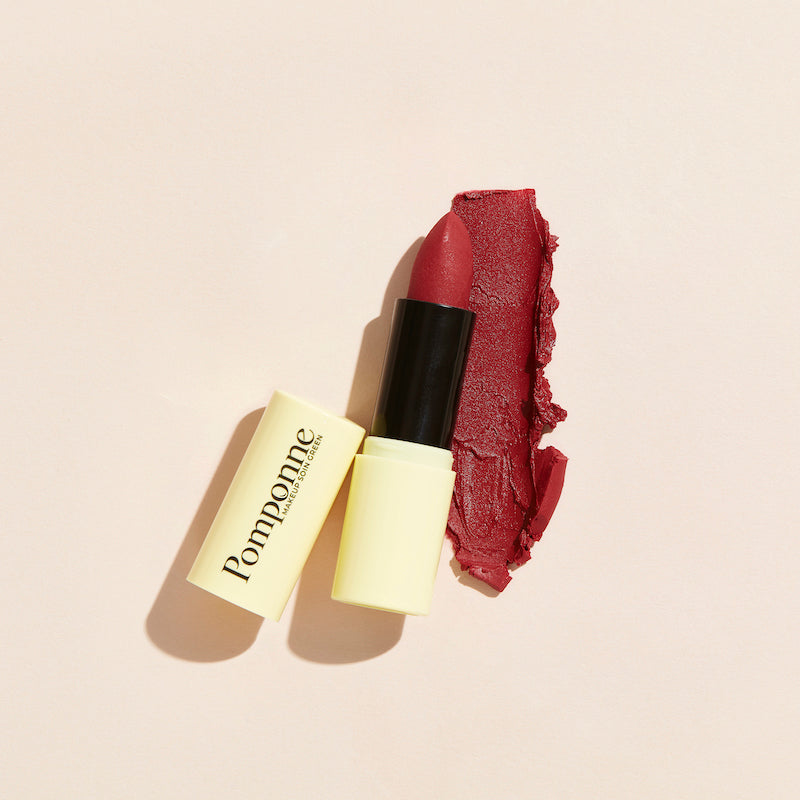 pomponne-rouge-l-vres-hydratant-grenat-semi-mat-longue-tenue image 1