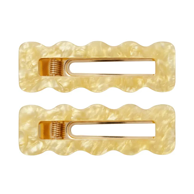 pomponne-barrettes-maquillage-vagues-jaunes-accessoire-coiffure-exclusivit-web image 1
