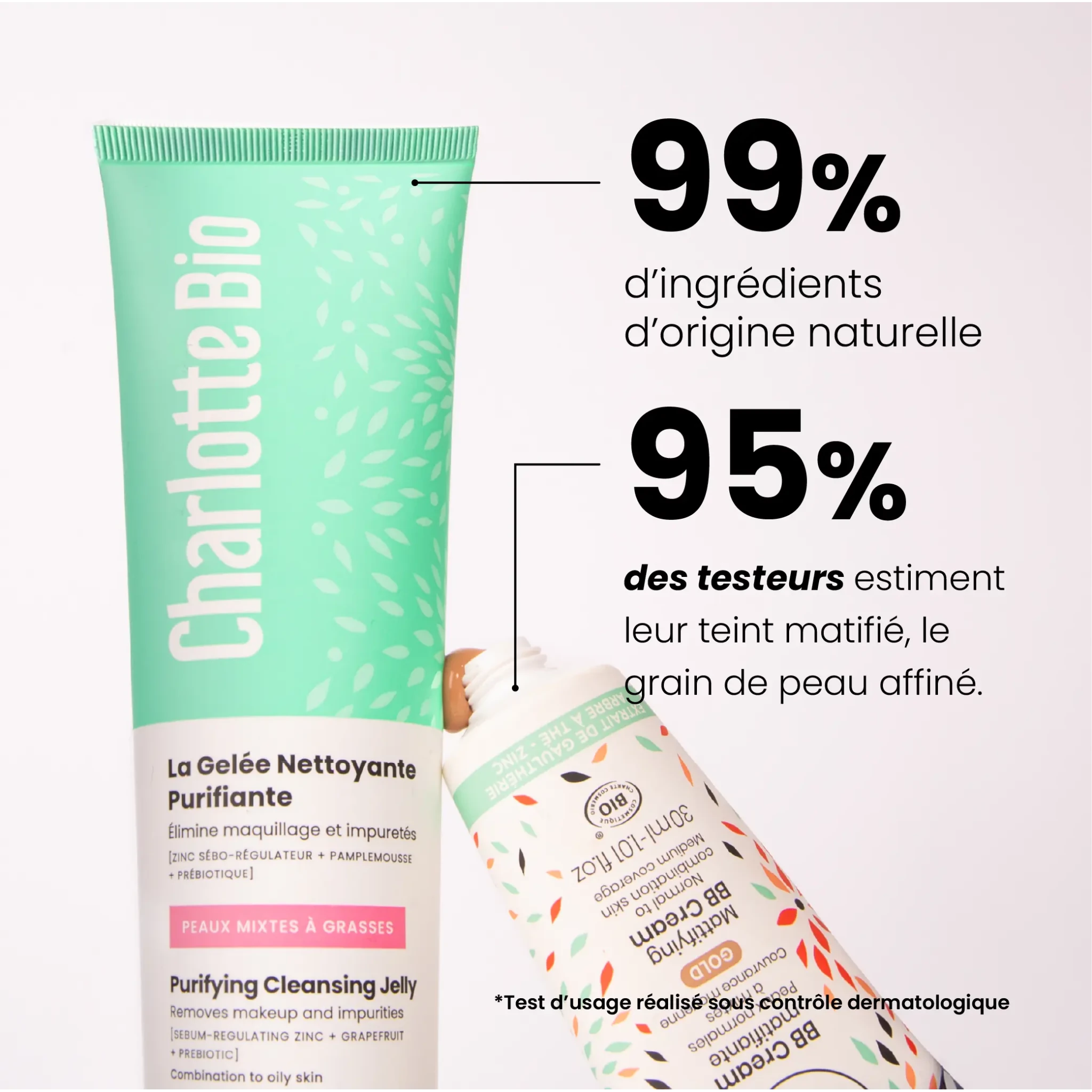 charlotte-bio-duo-bb-cr-me-matifiante-et-gel-e-nettoyante-purifiante-peaux-mixte image 3