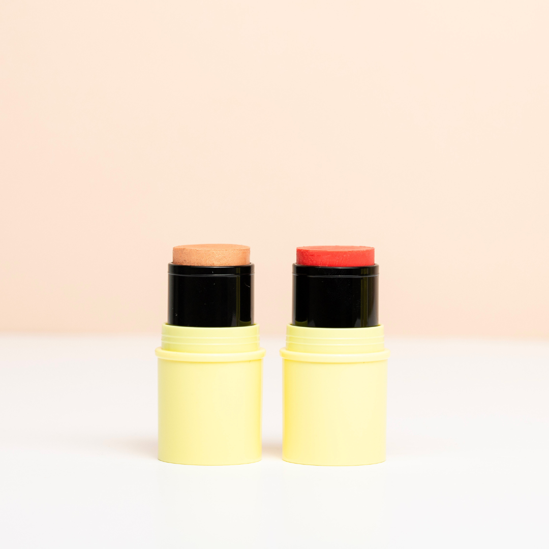 pomponne-duo-fantastick-highlighter-baume-blush-stick-teint-radieux image 1
