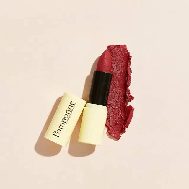 pomponne-rouge-l-vres-hydratant-grenat-semi-mat-longue-tenue image 1