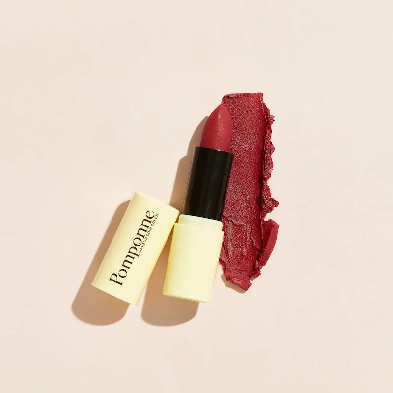 pomponne-rouge-l-vres-hydratant-grenat-semi-mat-longue-tenue image 1