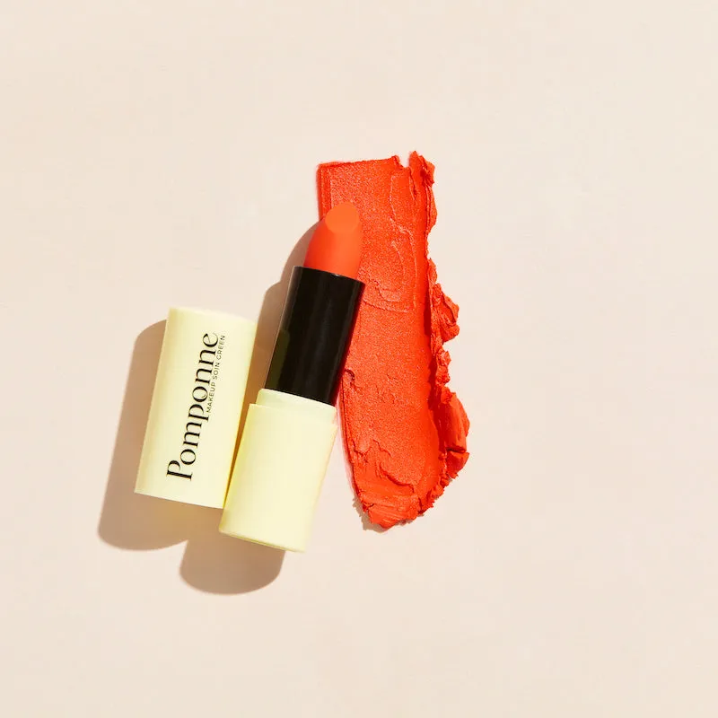 pomponne-rouge-l-vres-hydratant-orange-sixties-gravure-au-choix image 1