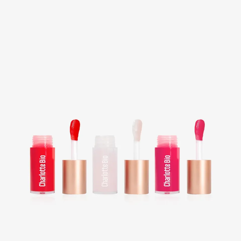charlotte-bio-trio-huiles-l-vres-coffret-3-huiles-hydratantes-color-es-et-gourma image 1
