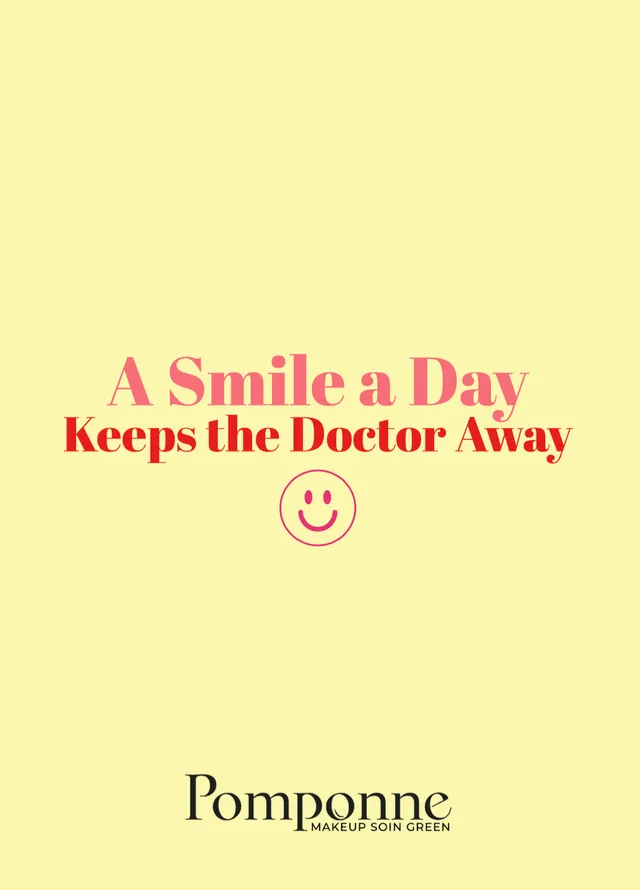 pomponne-carte-a-smile-a-day-keeps-the-doctor-away-carte-message image 1