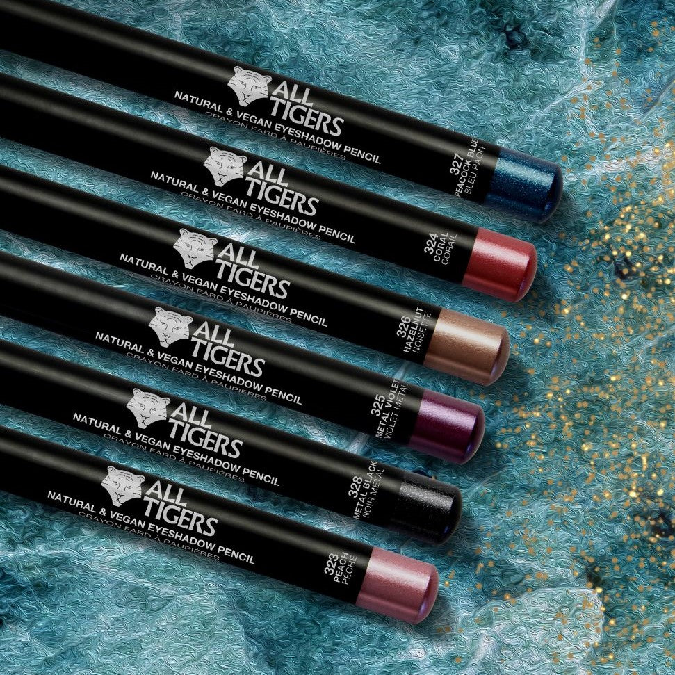 all-tigers-kit-6-fards-paupi-res-crayons-noisette-corail-p-che-violet-m-tal-bleu image 4
