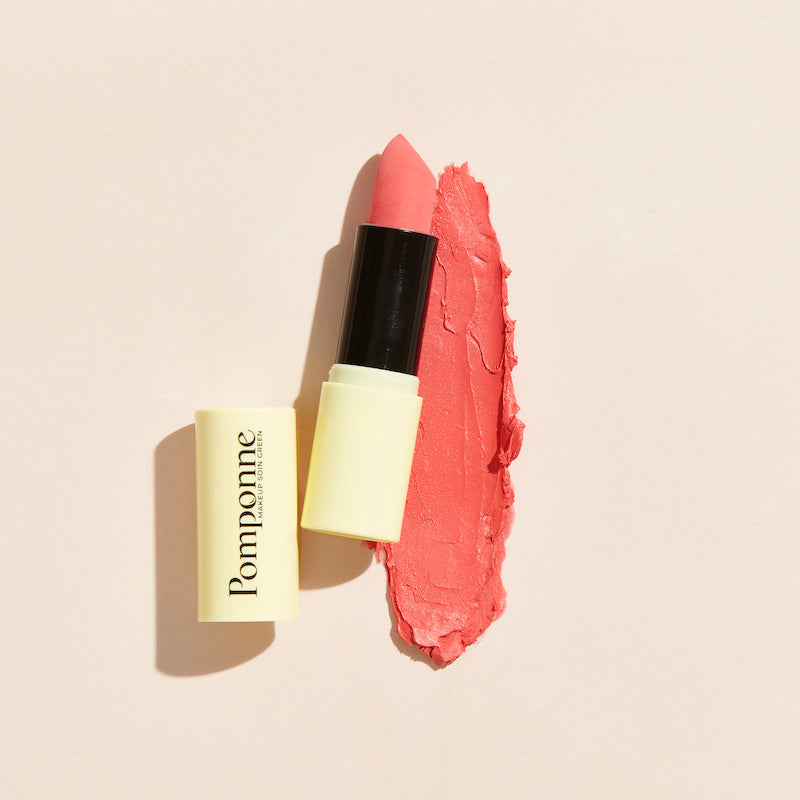 pomponne-rouge-l-vres-hydratant-semi-mat-longue-tenue-rose-r-tro-gravure-au-choi image 1