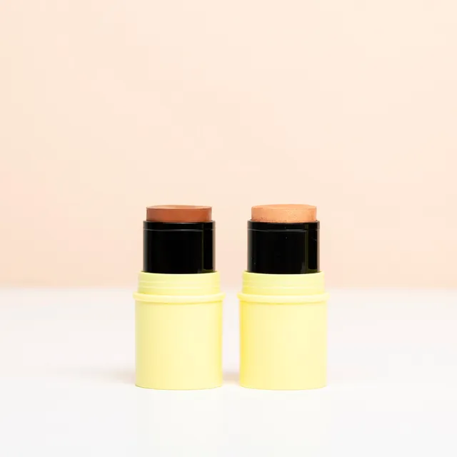 pomponne-duo-fantastick-bronzer-highlighter-sticks-nomades-teint-2-en-1 image 1