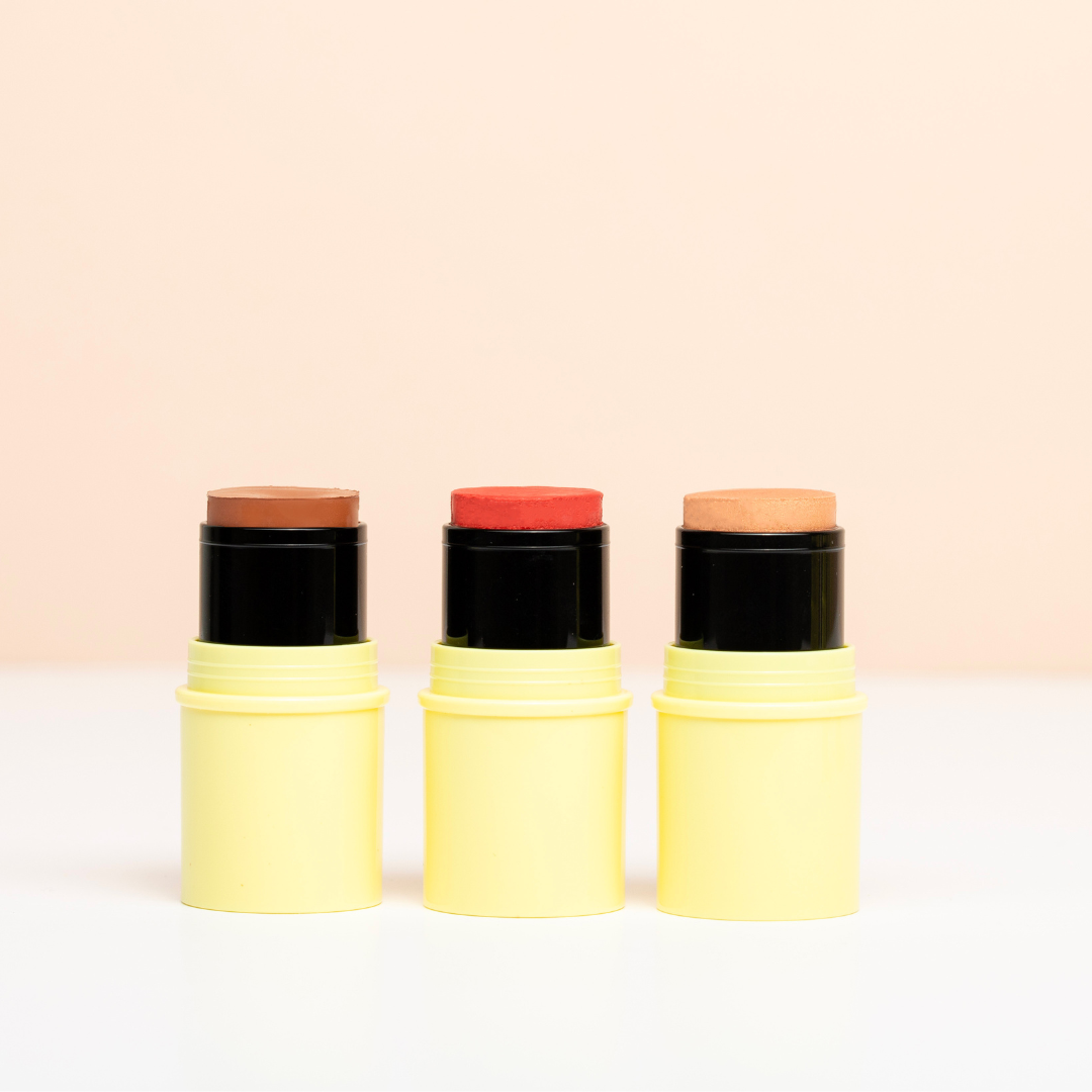 pomponne-trio-fantastick-bronzer-blush-highlighter-rituel-teint-nomade-3-sticks image 1